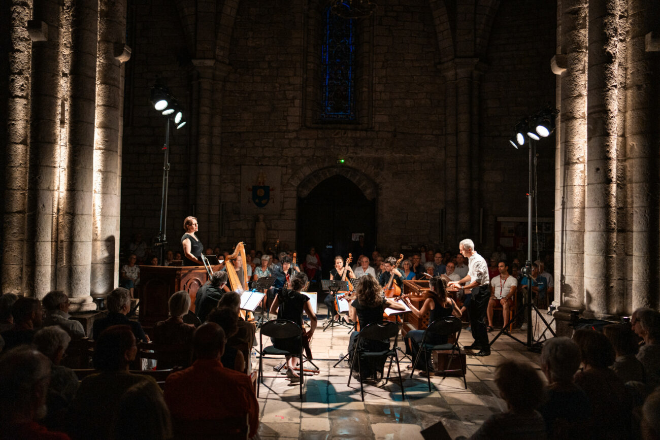 L'Ensemble Correspondances et Lucile Richardot dans la basilique Saint-Sauveur au Festival de Rocamadour